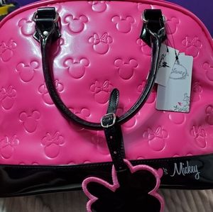 Minnie Loves Mickey Loungefly Purse